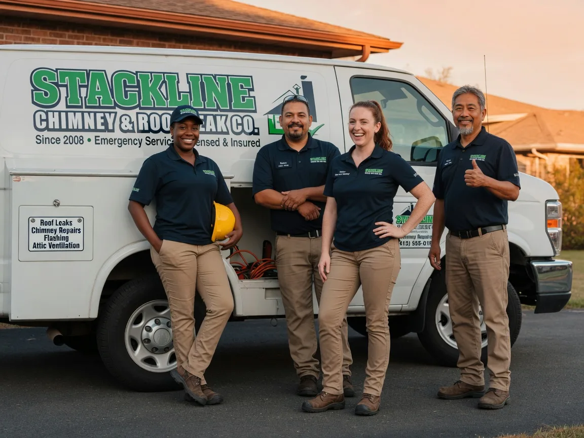 Chimney flashing repair company in Spavinaw, OK